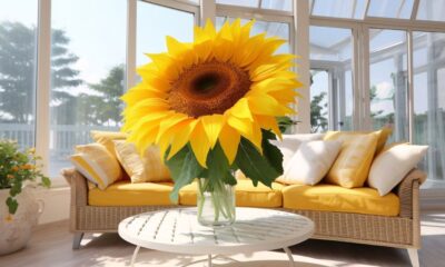 mirocromi pillows sunflower